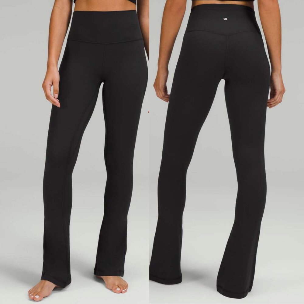 Lululemon Align High Rise Mini‎ Flare Pants Womens Size 8 Yoga 2024 W5EUSS Black